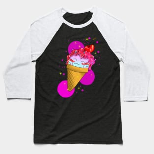 ice cream 1 Baseball T-Shirt